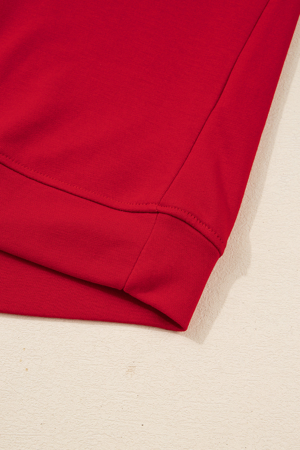 Seramya Striped Detail Varsity Sweatshirt