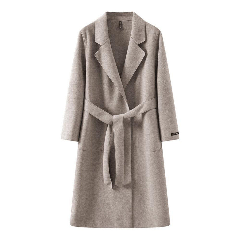 Women Loose Fit Mid-Length Coat