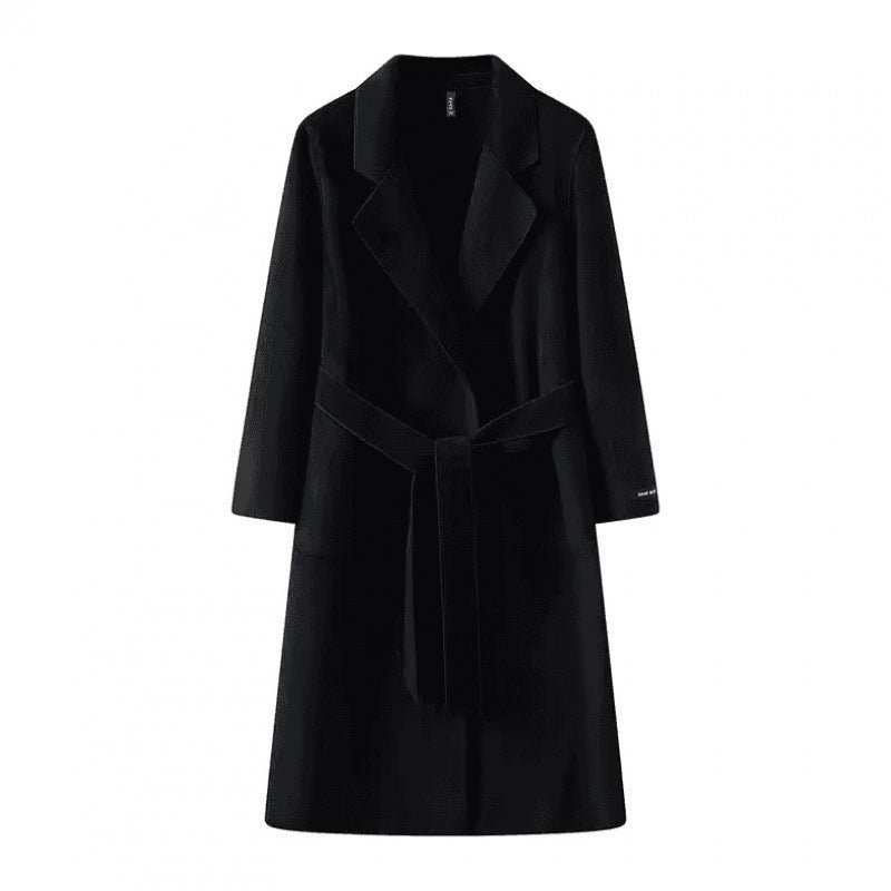 Women Loose Fit Mid-Length Coat