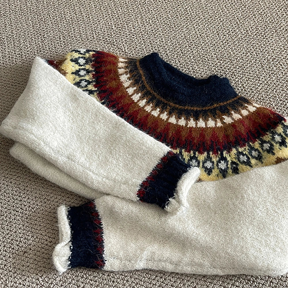 Women's Vintage Pattern Sweater Trendy