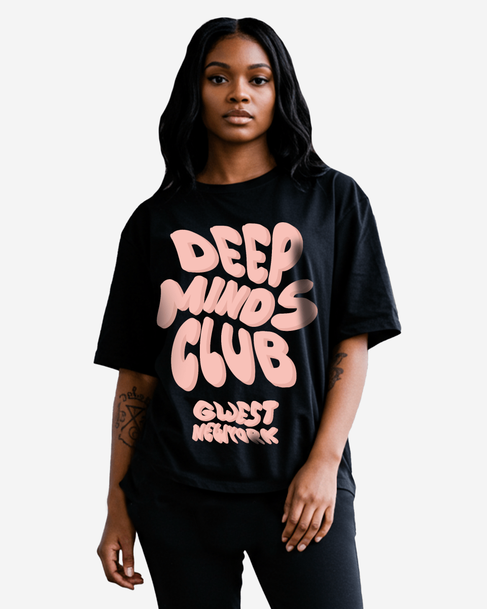 G West Womens Deep Minds Club Oversized Tee