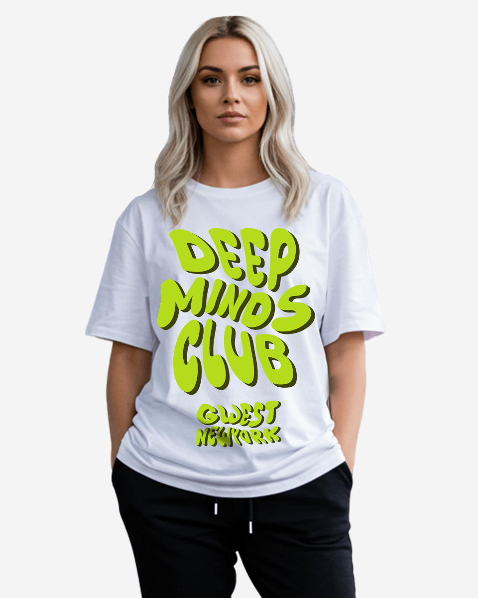 G West Womens Deep Minds Club Oversized Tee