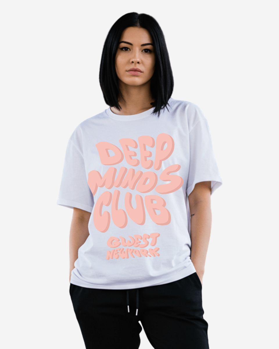 G West Womens Deep Minds Club Oversized Tee