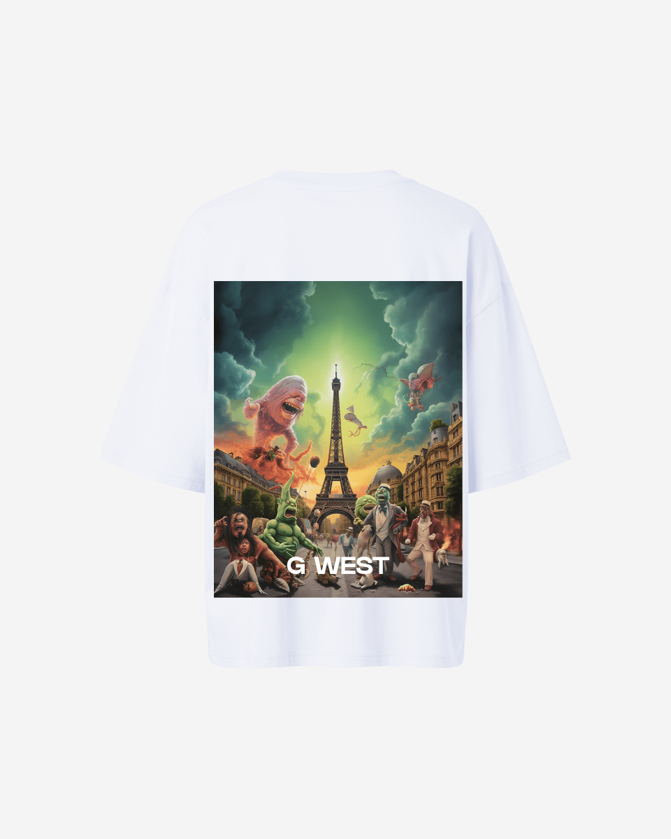 G West Womens In Paris Oversized T-Shirt