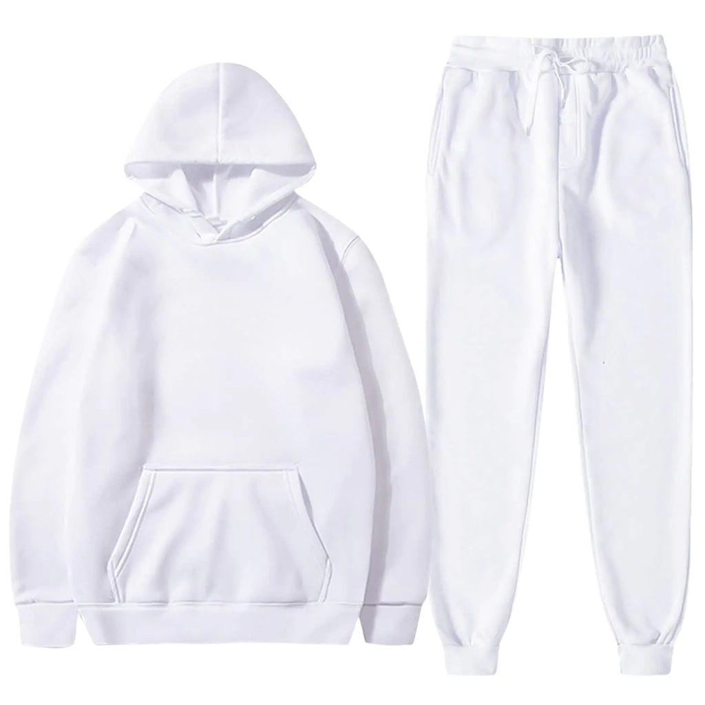 Women's Athletic Sweatsuit Set - Hoodie & Sweatpants